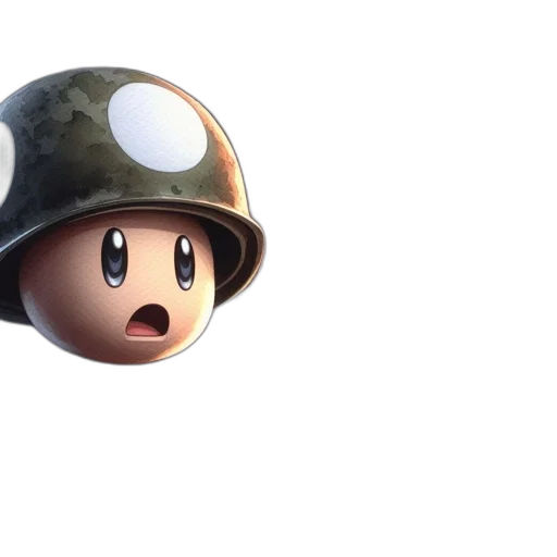 hat, weapon, face, animal, 3d render, concept art, photorealistic, pixel art transparent PNG cut-out