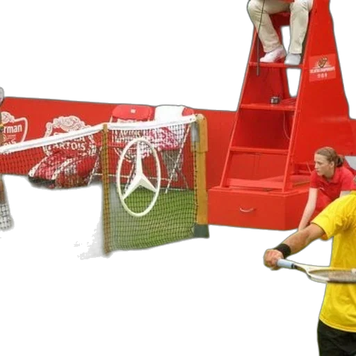 weapon, tennis, player, yellow, shirt, prepares, serve, ball transparent PNG cut-out