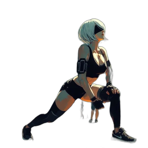 robot, weapon, staff, sword, concept art, cyberpunk, pixel art, 3d render transparent PNG cut-out