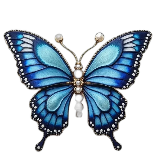 jewelry, crown, fantasy art, photorealistic, 3d render, concept art, blue, white transparent PNG cut-out