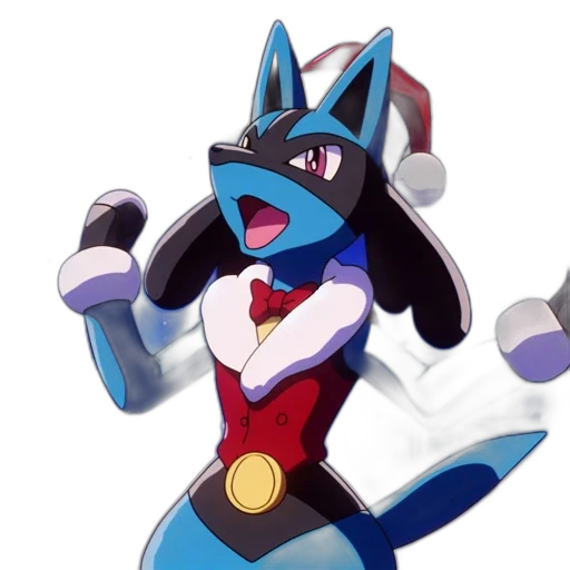 staff, animal, concept art, cartoon, 3d render, anime, blue, animated transparent PNG cut-out