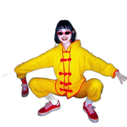 jacket, creature, animal, robot, cyberpunk, 3d render, concept art, neon transparent PNG cut-out