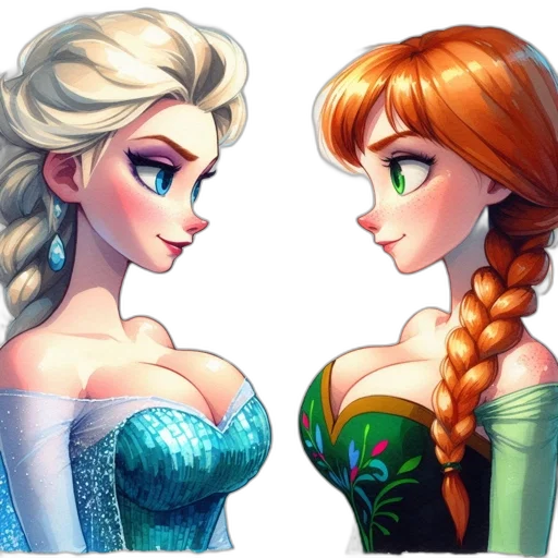 fantasy art, pixel art, concept art, comic book art, snow, fire, two, animated transparent PNG cut-out