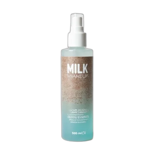 bottle, milk, volume, solution, makeup, displayed, against, white transparent PNG cut-out