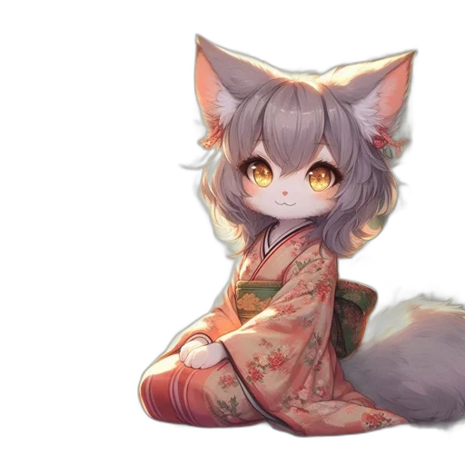 staff, animal, creature, anime, watercolor, fantasy art, pixel art, monochrome transparent PNG cut-out