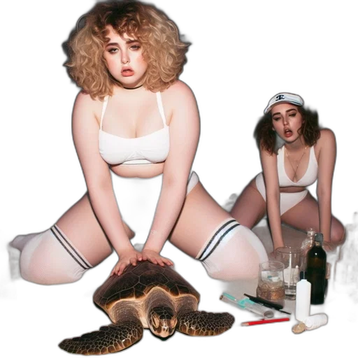 hat, creature, animal, shoes, concept art, photorealistic, underwater, two transparent PNG cut-out