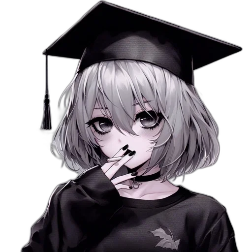hat, face, umbrella, staff, anime, photorealistic, cartoon, concept art transparent PNG cut-out