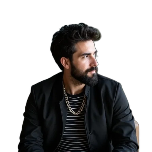 jacket, hair, staff, face, cartoon, photorealistic, concept art, pixel art transparent PNG cut-out