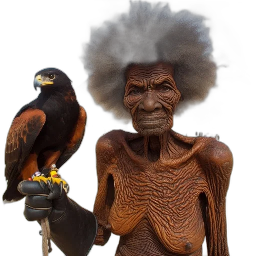 animal, staff, mask, creature, photorealistic, concept art, 3d render, elderly transparent PNG cut-out