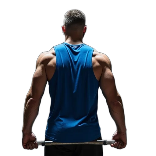 deadlift, technique, blue, shirt transparent PNG cut-out