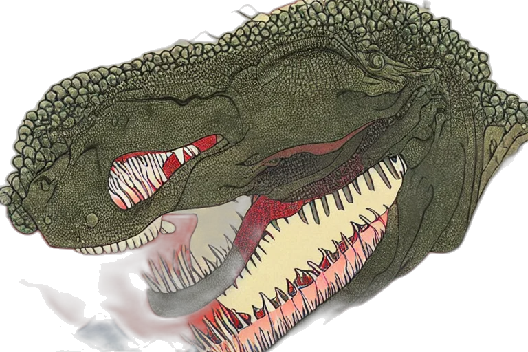 dragon, animal, creature, face transparent PNG cut-out