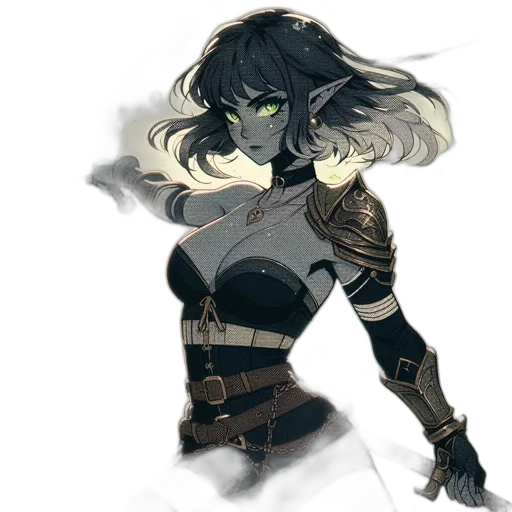 mask, weapon, staff, sword, concept art, fantasy art, comic book art, watercolor transparent PNG cut-out