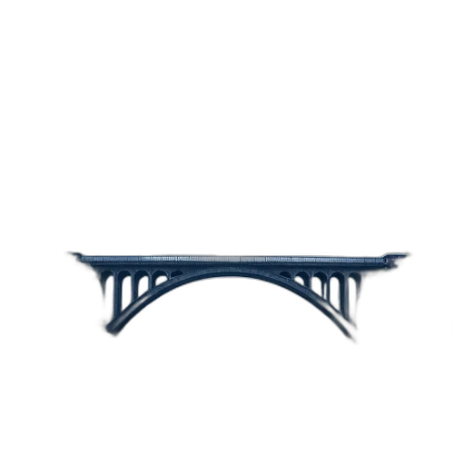 furniture, crown, staff, umbrella, 3d render, concept art, photorealistic, blue transparent PNG cut-out