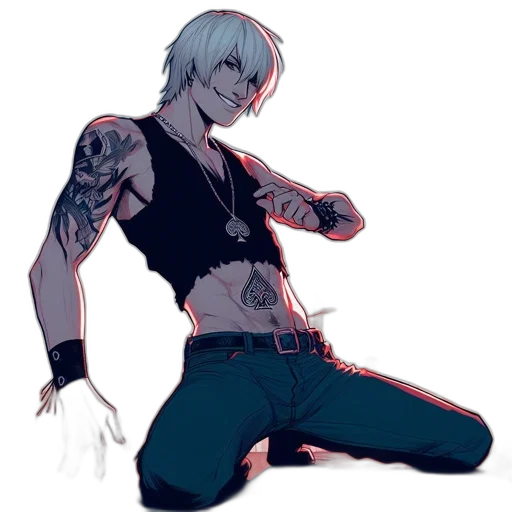 concept art, pixel art, cyberpunk, comic book art, red, dark, monochrome, blue transparent PNG cut-out