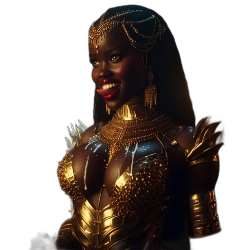 crown, jewelry, mask, concept art, comic book art, 3d render, fantasy art, woman transparent PNG cut-out