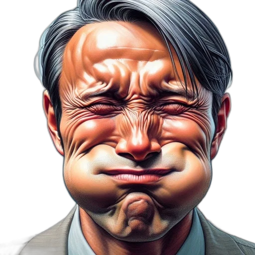 face, mask, creature, robot, photorealistic, cartoon, concept art, 3d render transparent PNG cut-out