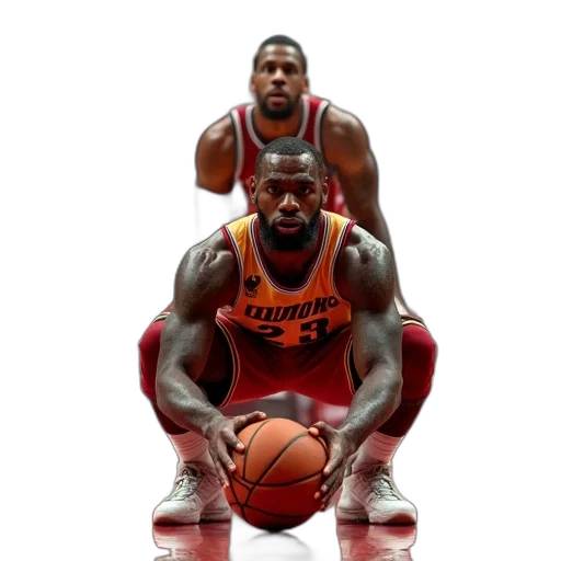concept art, 3d render, lebron, crawford transparent PNG cut-out