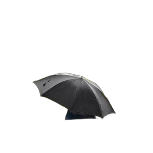 umbrella, hat, staff, 3d render, rain, person, sits, bench transparent PNG cut-out