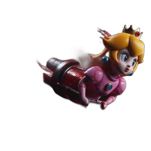 crown, weapon, animal, robot, 3d render, concept art, fantasy art, pixel art transparent PNG cut-out