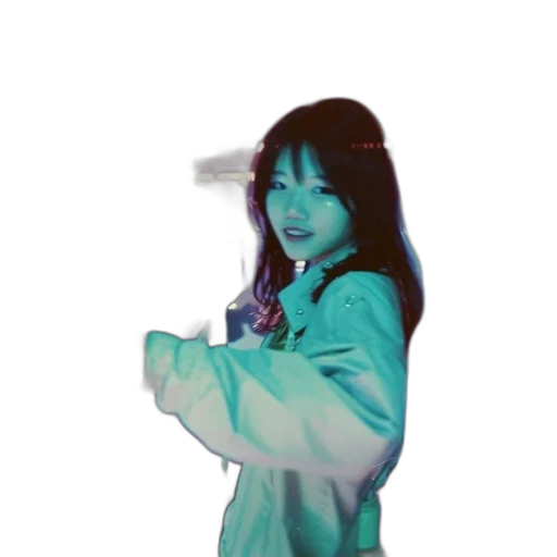 weapon, jacket, staff, creature, vaporwave, 3d render, anime, photorealistic transparent PNG cut-out