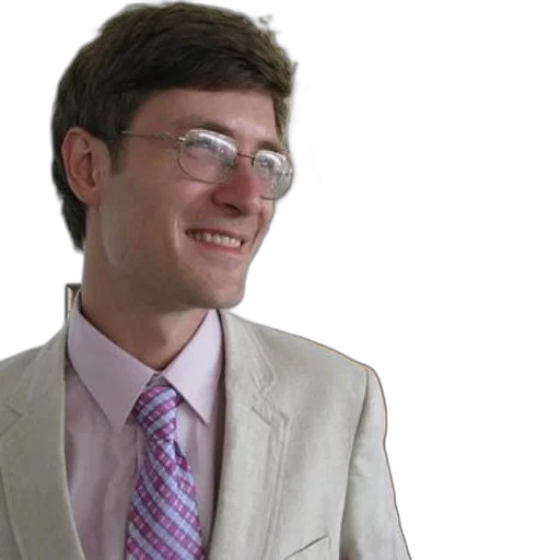 staff, jacket, man, light-colored, suit, pink, shirt, striped transparent PNG cut-out