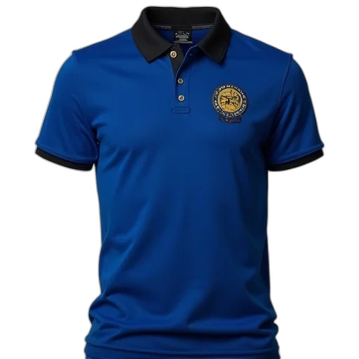 3d render, man, blue, polo transparent PNG cut-out