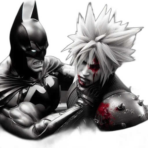 comic book art, concept art, fantasy art, anime, intense, confrontation, occurs, within transparent PNG cut-out