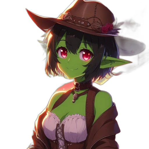 hat, staff, mask, dragon, fantasy art, anime, pixel art, concept art transparent PNG cut-out