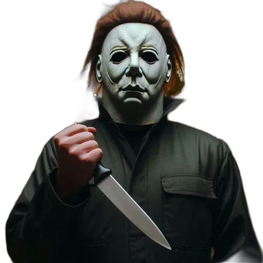 mask, staff, face, jacket, concept art, 3d render, photorealistic, pixel art transparent PNG cut-out