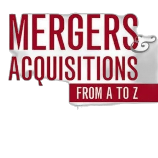 merger, acquisitions, third, edition, book, cover, red, blue transparent PNG cut-out