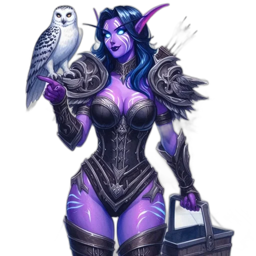 dress, fantasy art, concept art, pixel art, comic book art, blue, dark, monochrome transparent PNG cut-out
