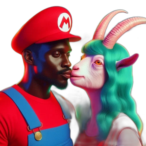 mask, face, creature, hat, concept art, fantasy art, anime, vaporwave transparent PNG cut-out