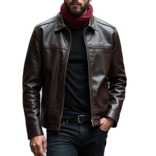 jacket, photorealistic, concept art, earth tones transparent PNG cut-out