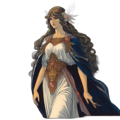 dress, crown, fantasy art, concept art, pixel art, anime, golden, earth tones transparent PNG cut-out