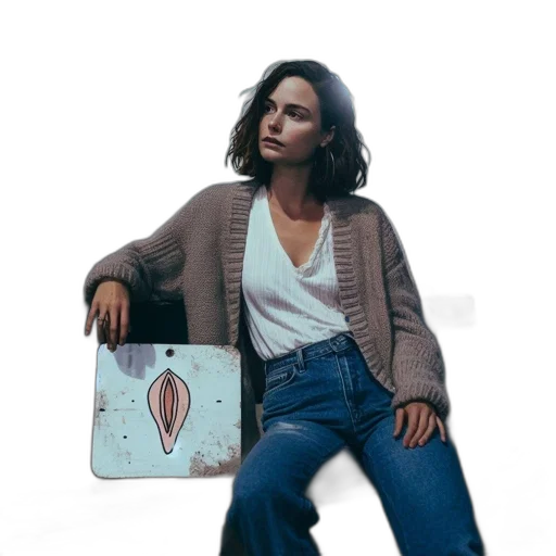 jacket, jewelry, robot, furniture, concept art, pixel art, vaporwave, photorealistic transparent PNG cut-out
