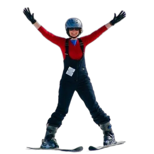 robot, staff, person, wearing, red, shirt, black, overalls transparent PNG cut-out