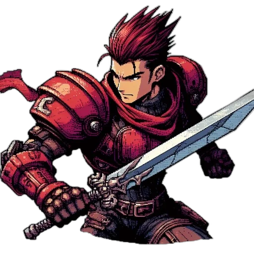 sword, weapon, staff, dragon, concept art, pixel art, fantasy art, comic book art transparent PNG cut-out