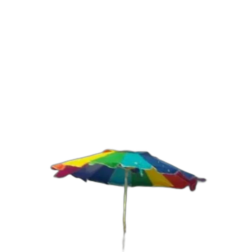 umbrella, hat, staff, jacket, 3d render, vaporwave, concept art, rain transparent PNG cut-out
