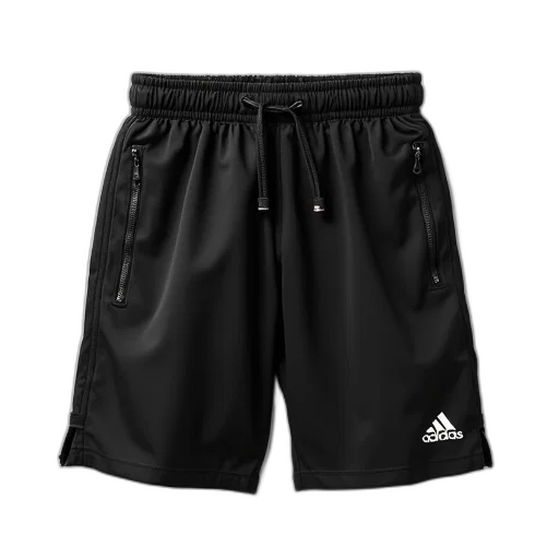 jacket, pair, black, athletic, shorts, white, logo, right transparent PNG cut-out