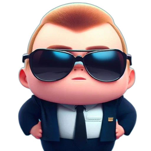 staff, concept art, cartoon, 3d render, cyberpunk, animated, boy, adorns transparent PNG cut-out