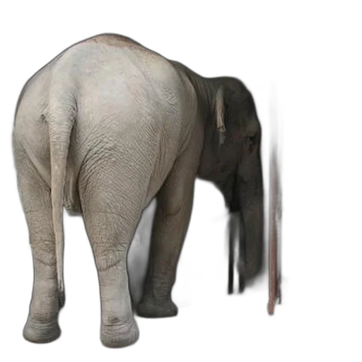 animal, creature, staff, weapon, 3d render, photorealistic, concept art, elephant transparent PNG cut-out