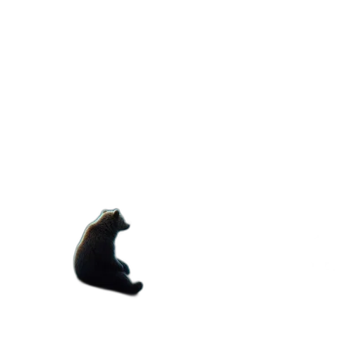animal, shoes, hat, creature, photorealistic, pixel art, outer space, glowing transparent PNG cut-out
