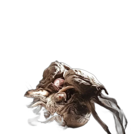hair, mask, creature, food, photorealistic, 3d render, concept art, fantasy art transparent PNG cut-out