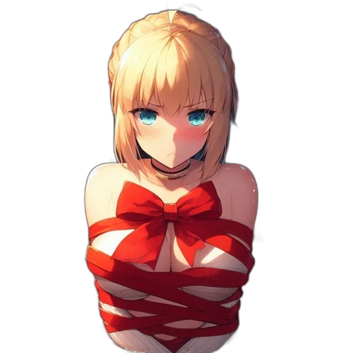 dress, robot, face, weapon, anime, pixel art, 3d render, concept art transparent PNG cut-out
