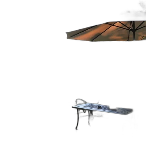 umbrella, furniture, staff, weapon, 3d render, concept art, photorealistic, rain transparent PNG cut-out