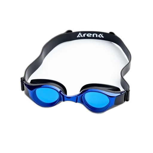 mask, 3d render, cyberpunk, pair, blue, swimming, goggles, black transparent PNG cut-out