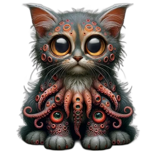 creature, mask, animal, face, fantasy art, concept art, photorealistic, 3d render transparent PNG cut-out