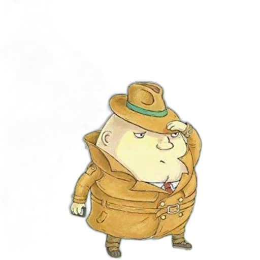 hat, jacket, staff, creature, concept art, cartoon, watercolor, comic book art transparent PNG cut-out