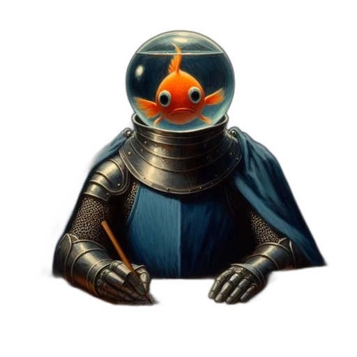 robot, mask, staff, concept art, 3d render, pixel art, fantasy art, outer space transparent PNG cut-out