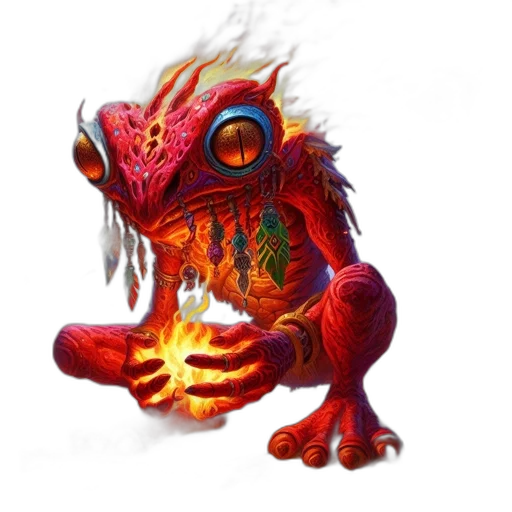 dragon, creature, mask, staff, concept art, fantasy art, 3d render, pixel art transparent PNG cut-out